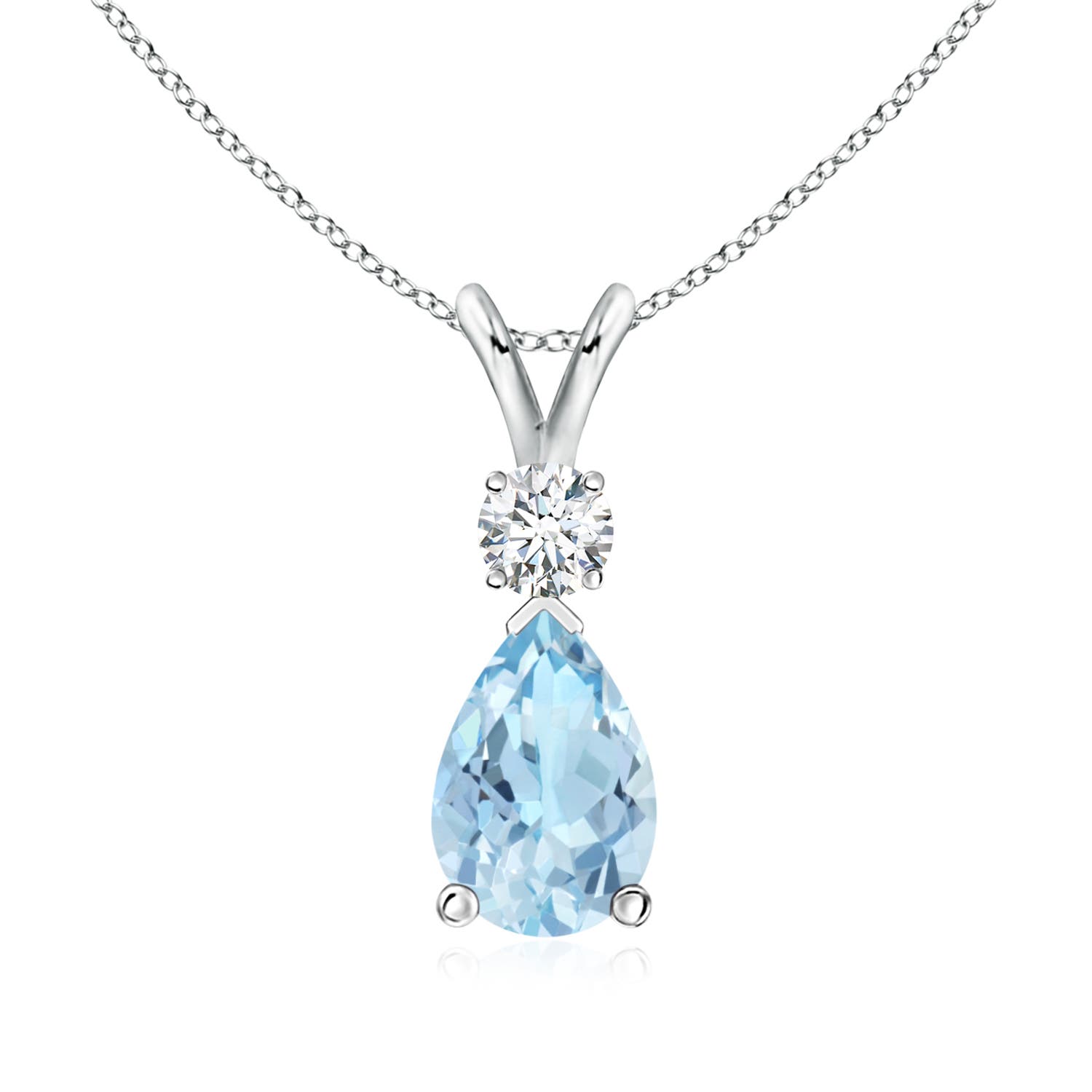 AAA - Aquamarine / 1.31 CT / 14 KT White Gold