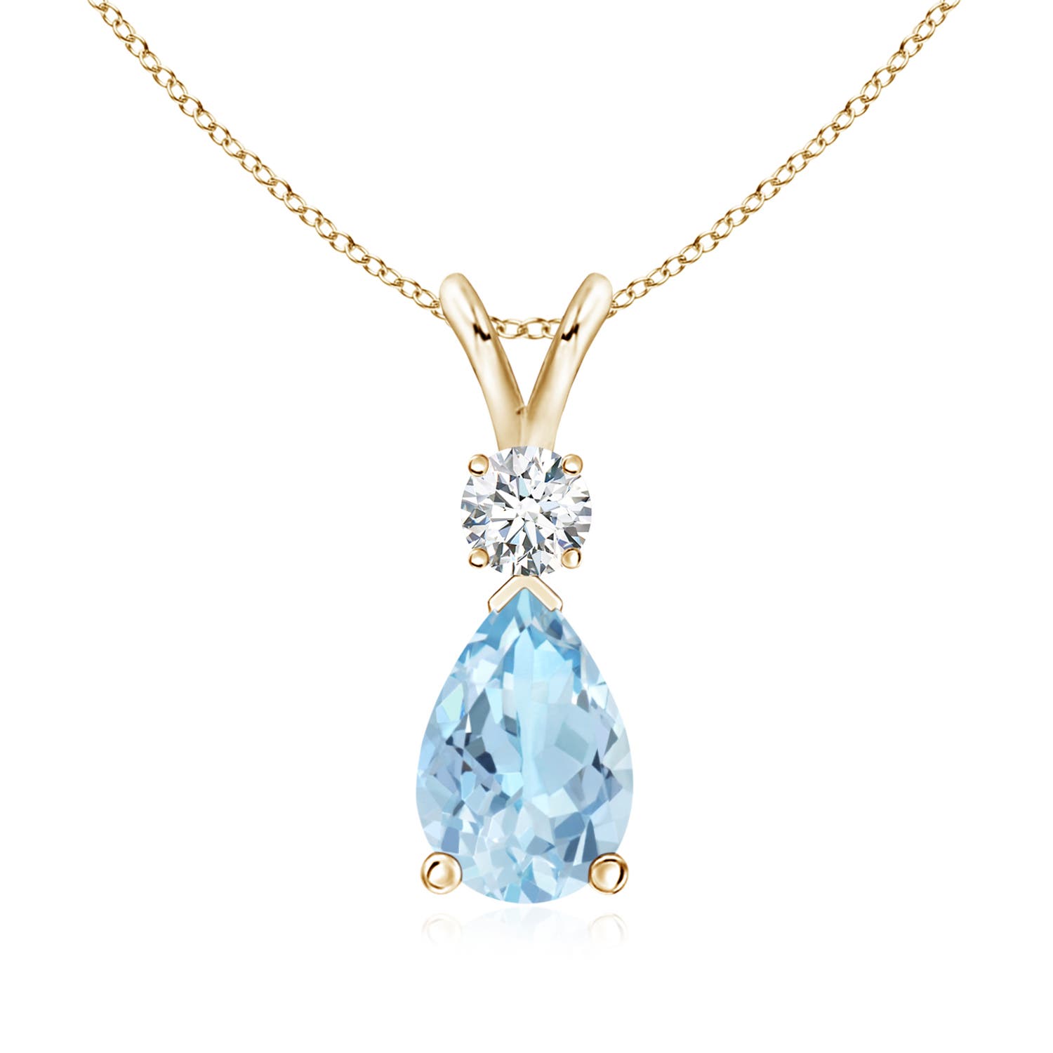 AAA - Aquamarine / 1.31 CT / 14 KT Yellow Gold