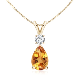 Pear AA Citrine