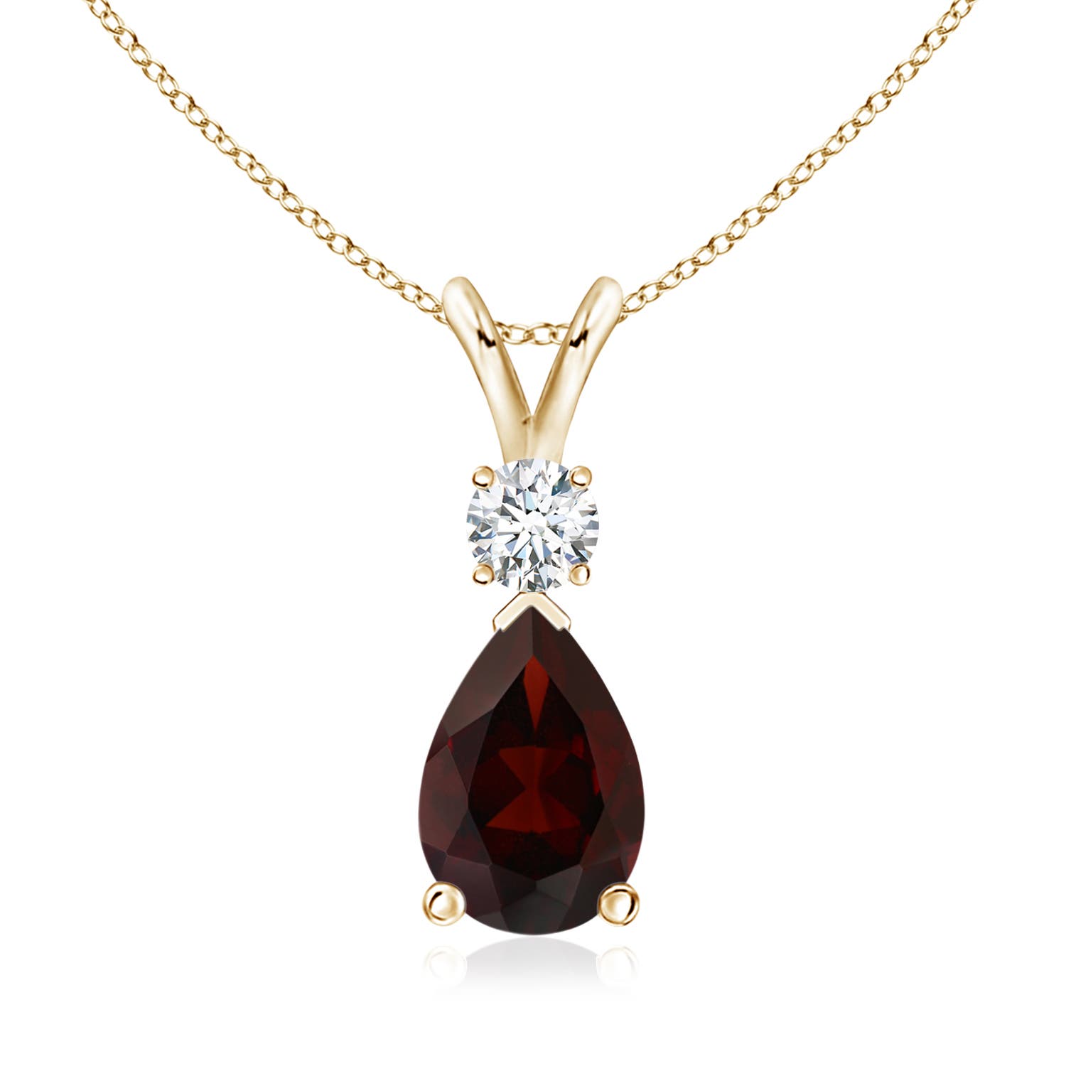 A - Garnet / 2.28 CT / 14 KT Yellow Gold