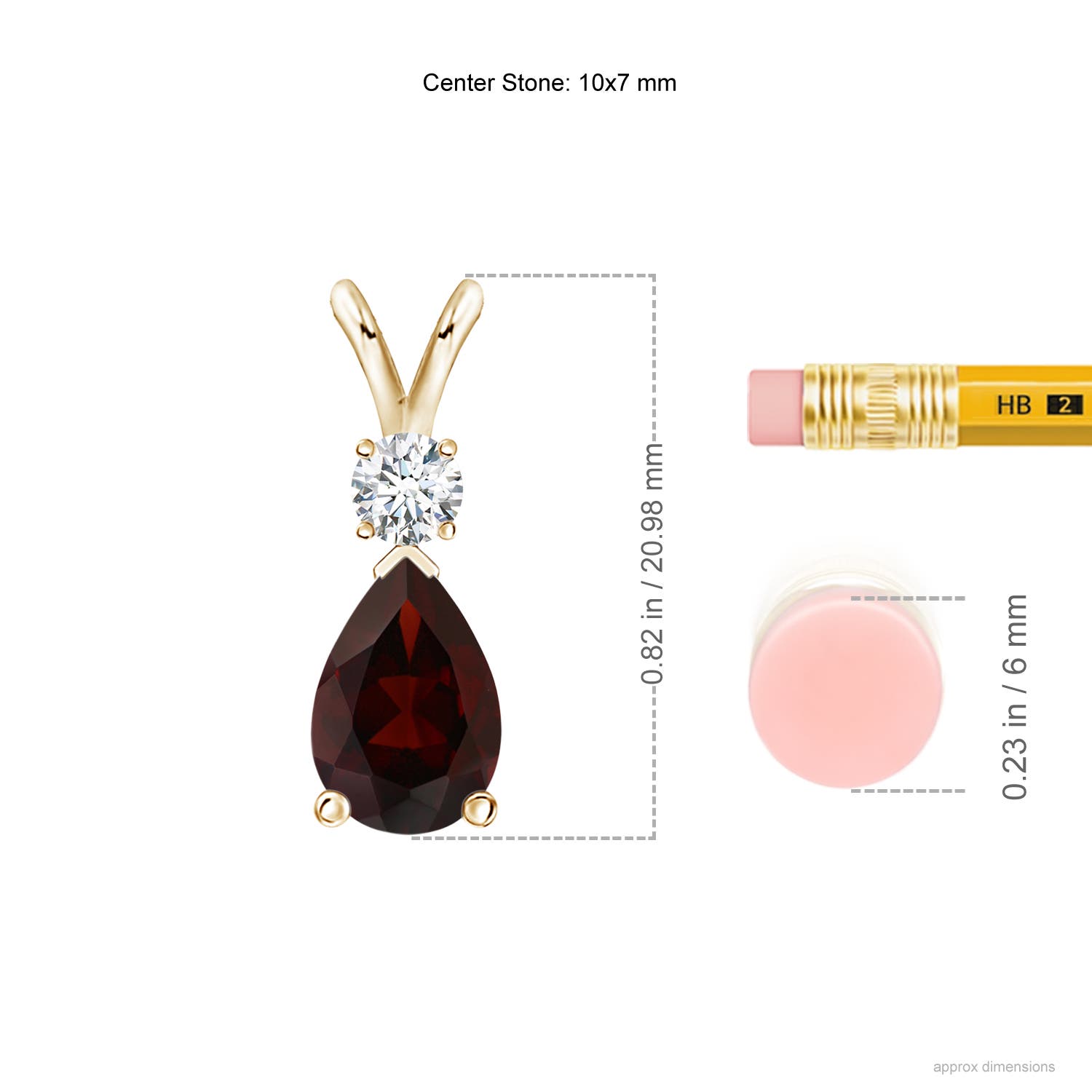 A - Garnet / 2.28 CT / 14 KT Yellow Gold