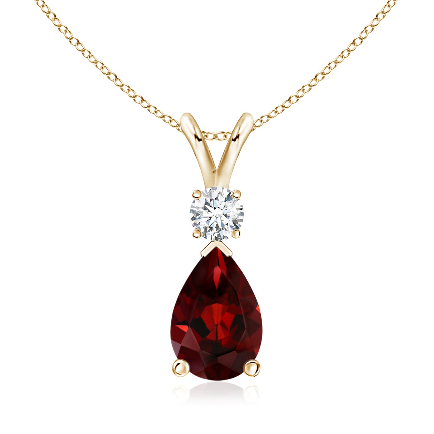 AAA - Garnet / 2.28 CT / 14 KT Yellow Gold