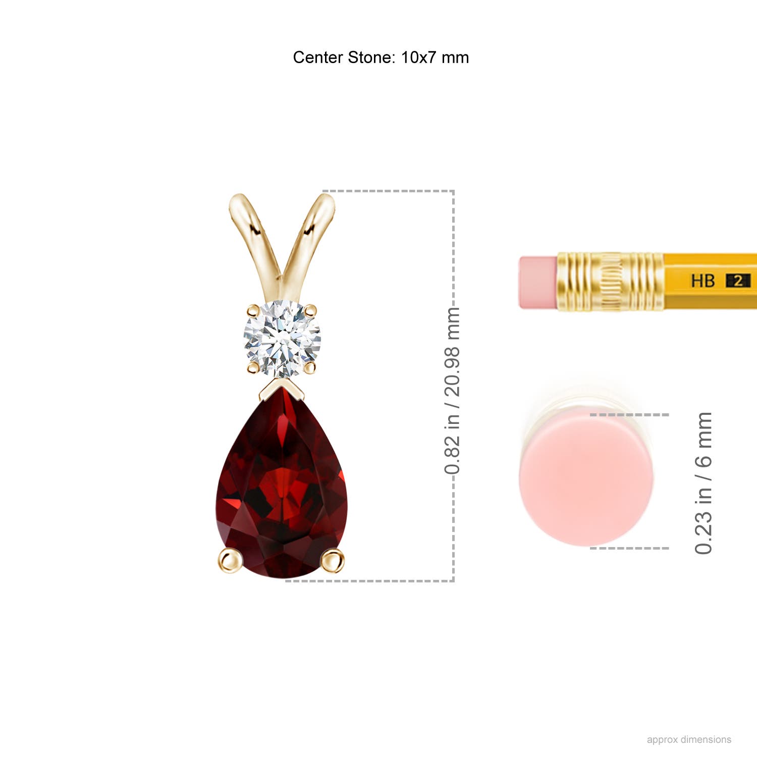 AAA - Garnet / 2.28 CT / 14 KT Yellow Gold