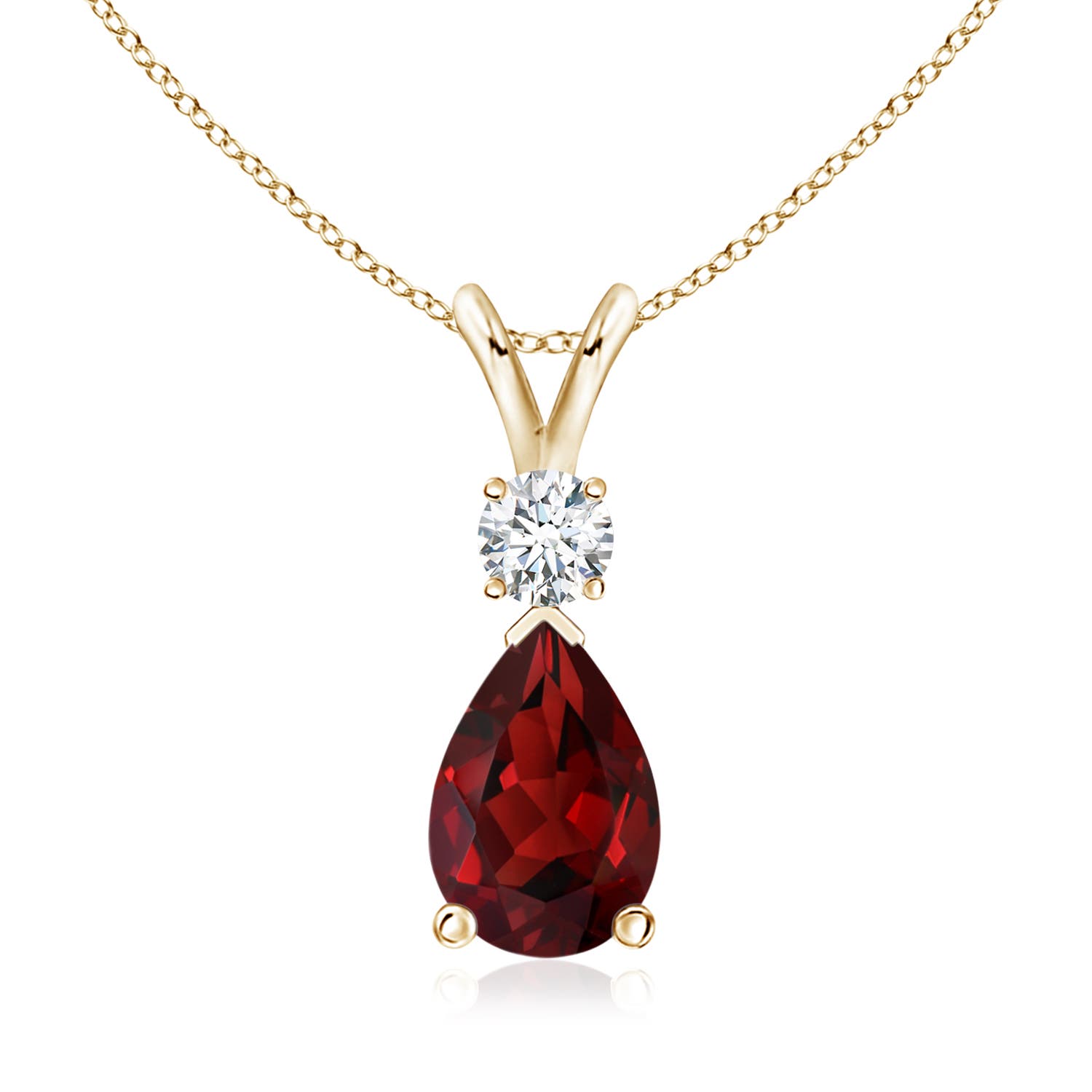 AAAA - Garnet / 2.28 CT / 14 KT Yellow Gold