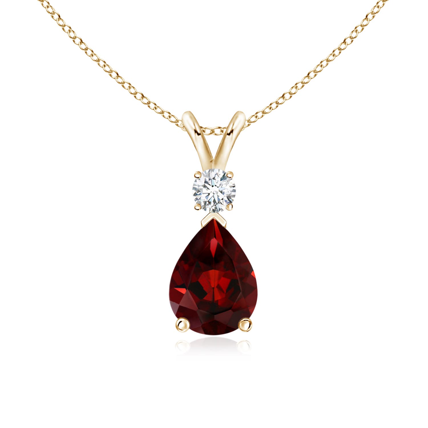 AAA - Garnet / 1.41 CT / 14 KT Yellow Gold