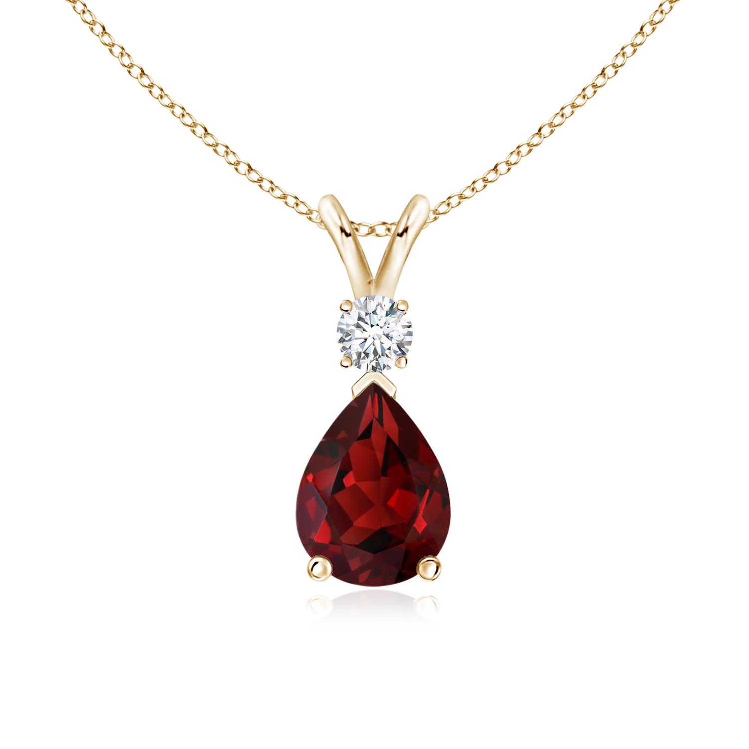 AAAA - Garnet / 1.41 CT / 14 KT Yellow Gold