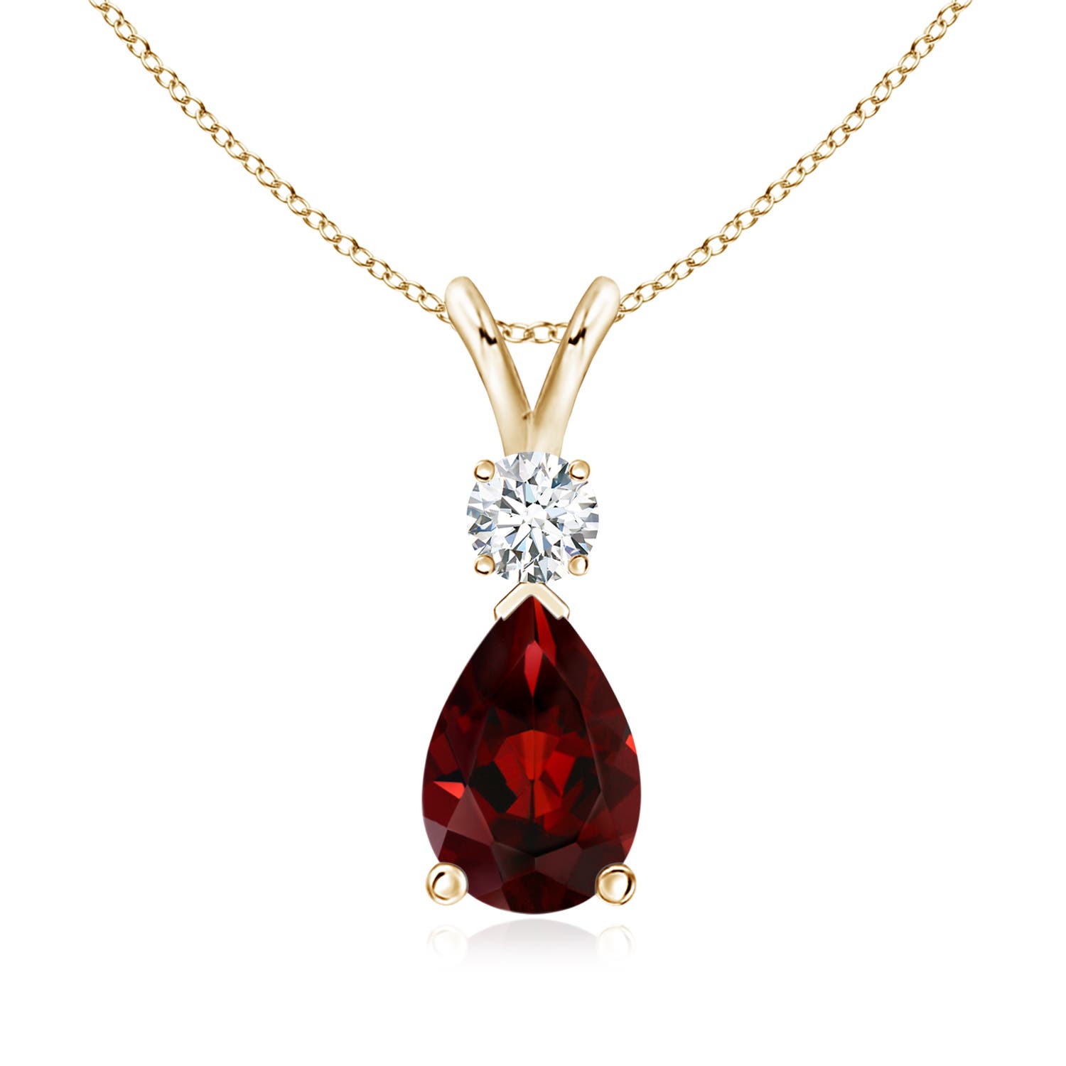 AAA - Garnet / 1.96 CT / 14 KT Yellow Gold