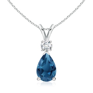 Pear AA London Blue Topaz