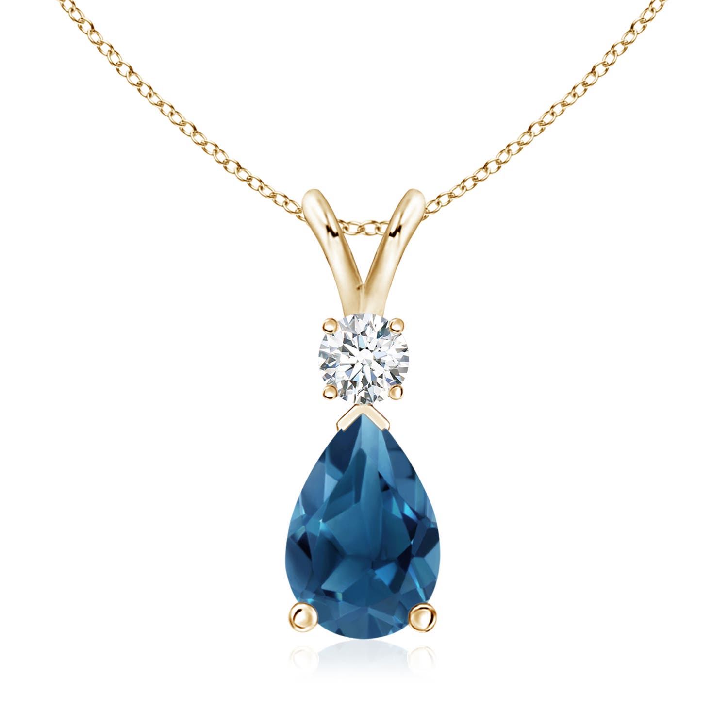 AA - London Blue Topaz / 2.48 CT / 14 KT Yellow Gold