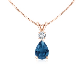 Pear AA London Blue Topaz