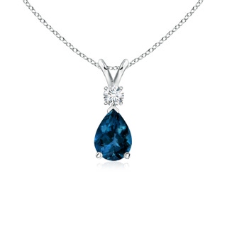 Pear AAAA London Blue Topaz