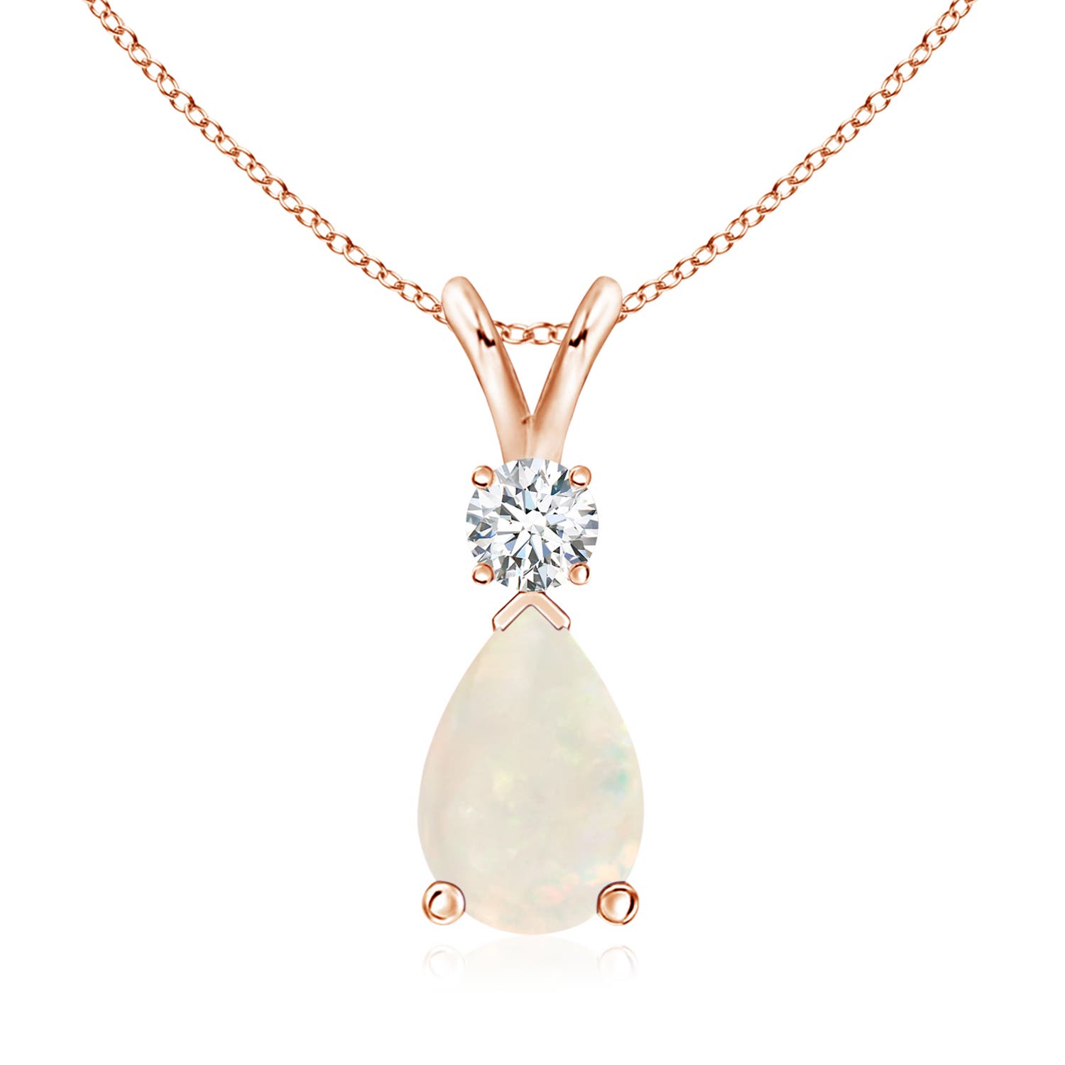 A - Opal / 1.33 CT / 14 KT Rose Gold