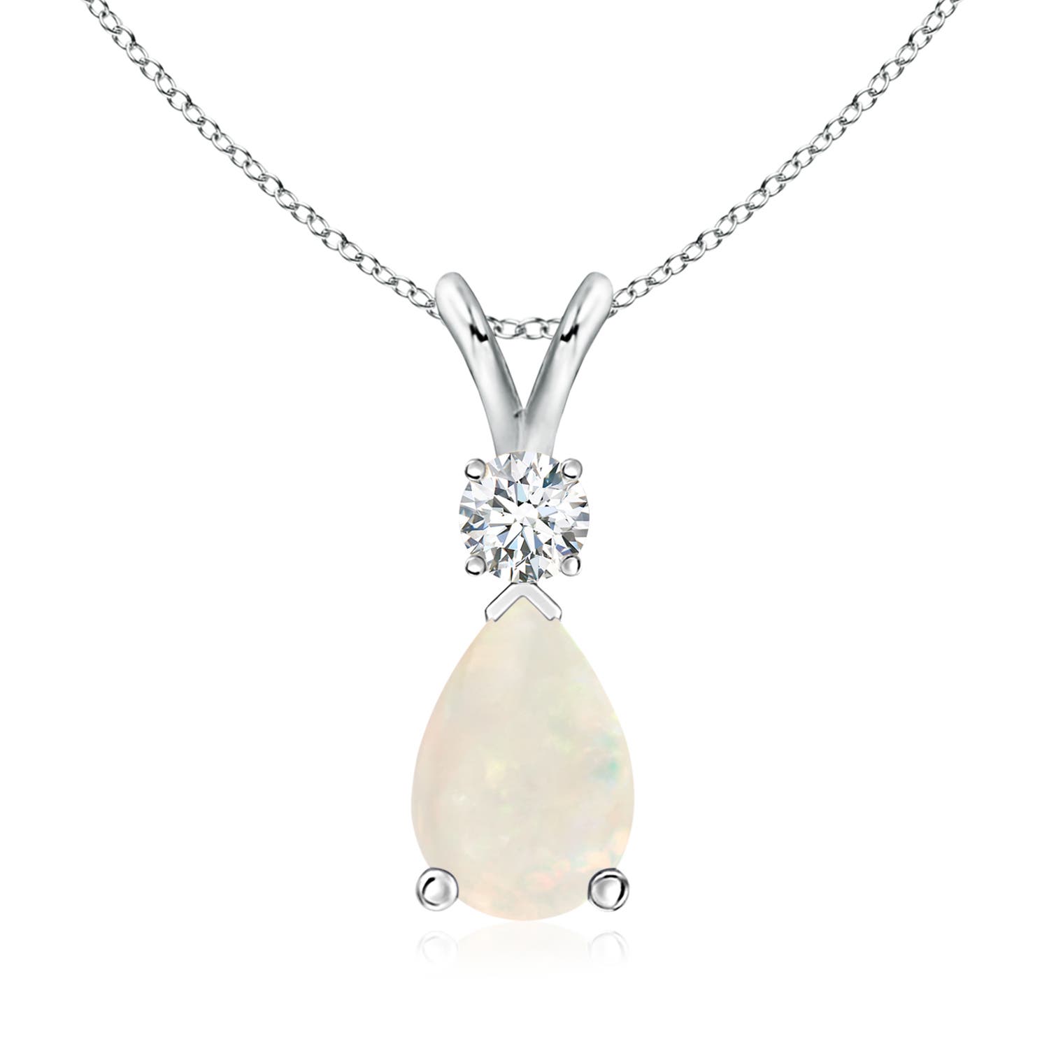 A - Opal / 1.33 CT / 14 KT White Gold