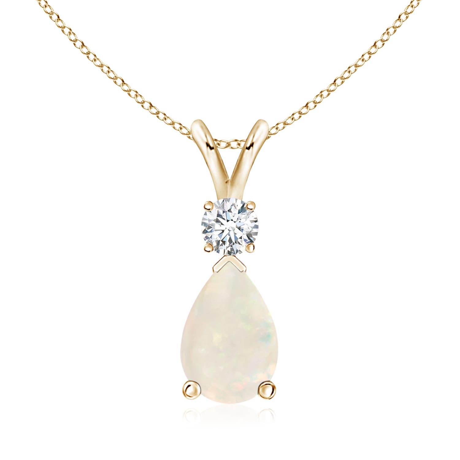 A - Opal / 1.33 CT / 14 KT Yellow Gold