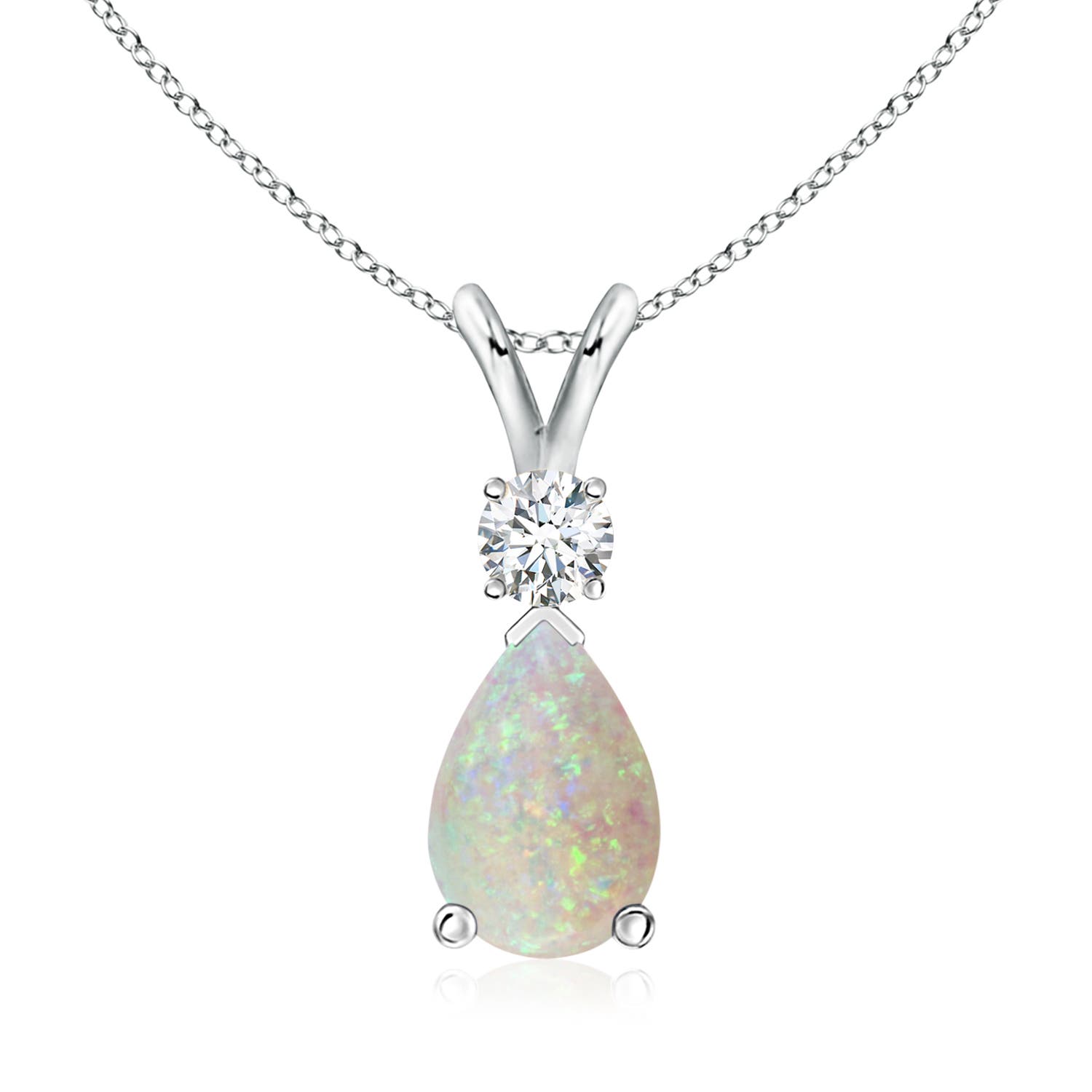 AAA - Opal / 1.33 CT / 14 KT White Gold