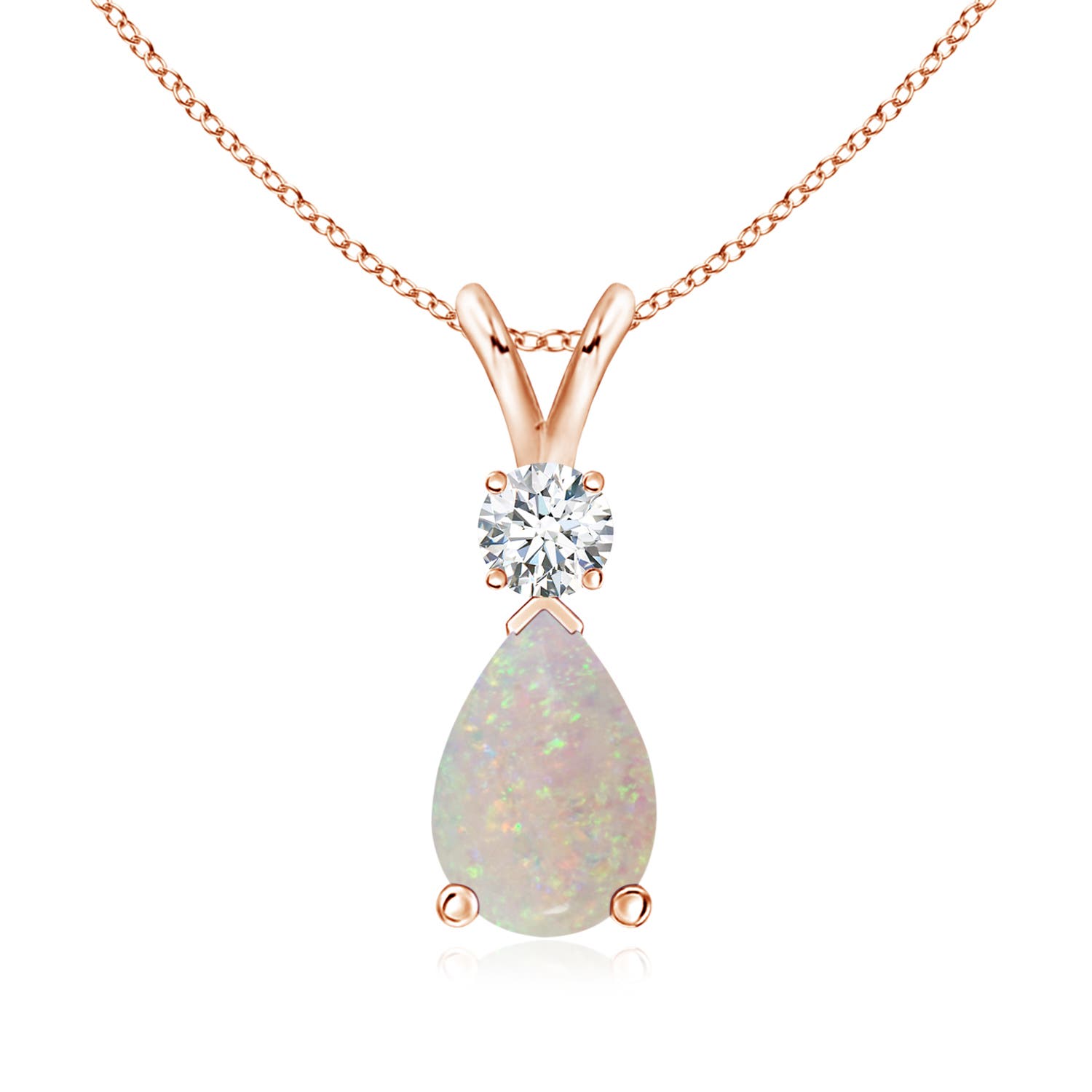 AA - Opal / 1.06 CT / 14 KT Rose Gold