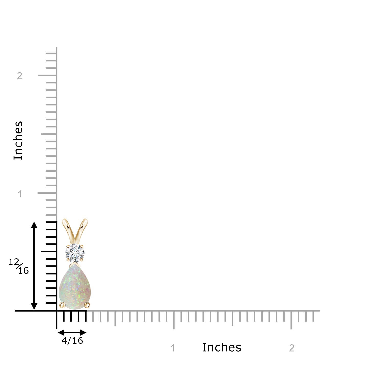 AAA - Opal / 1.06 CT / 14 KT Yellow Gold