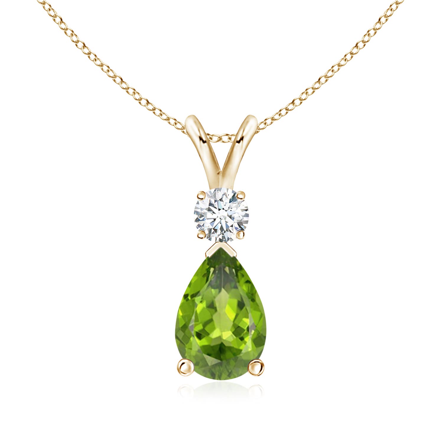 AAA - Peridot / 1.76 CT / 14 KT Yellow Gold