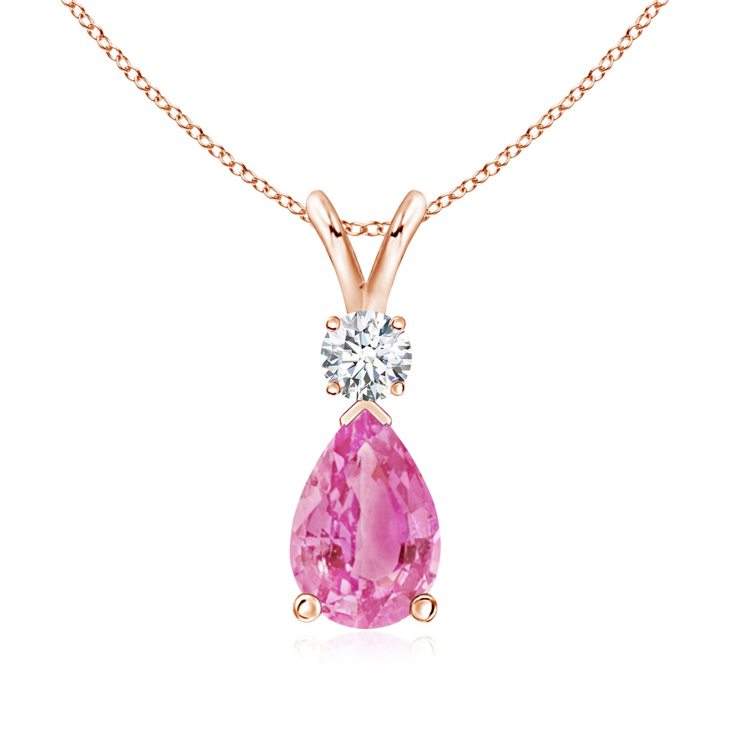 AA - Pink Sapphire / 1.76 CT / 14 KT Rose Gold