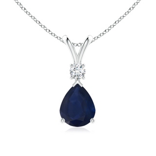 Pear A Blue Sapphire