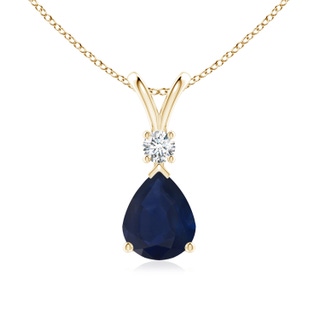 Pear A Blue Sapphire