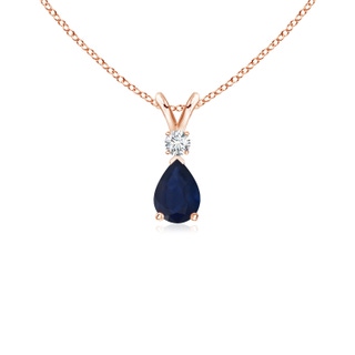 Pear A Blue Sapphire