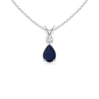 Pear A Blue Sapphire