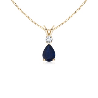 Pear A Blue Sapphire