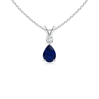 Pear AA Blue Sapphire