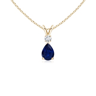 Pear AA Blue Sapphire