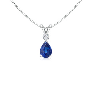 Pear AAA Blue Sapphire