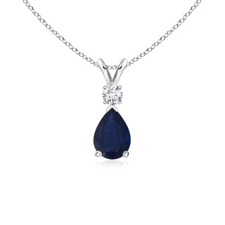 Pear A Blue Sapphire