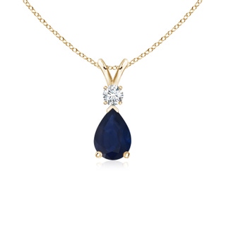 Pear A Blue Sapphire