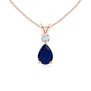 Pear AA Blue Sapphire