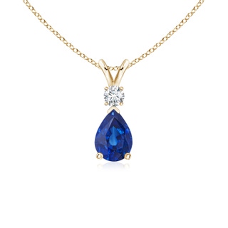 Pear AAA Blue Sapphire