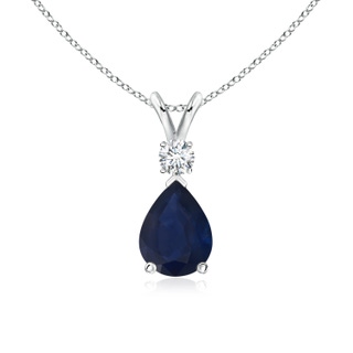 Pear A Blue Sapphire