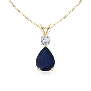 Pear A Blue Sapphire