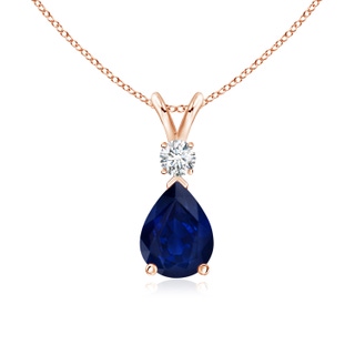 Pear AA Blue Sapphire