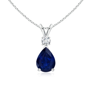 Pear AA Blue Sapphire