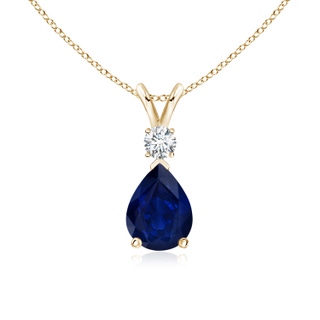 Pear AA Blue Sapphire