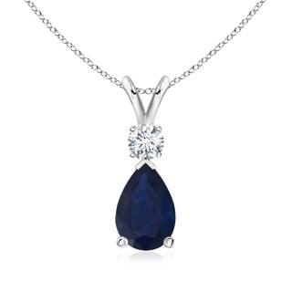 Pear A Blue Sapphire