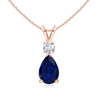 Pear AA Blue Sapphire