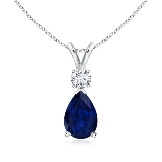 Pear AA Blue Sapphire