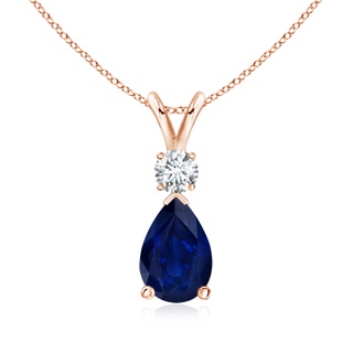 Pear AA Blue Sapphire