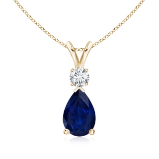 Pear AA Blue Sapphire