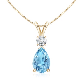 Pear A Swiss Blue Topaz