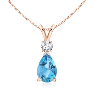Pear AA Swiss Blue Topaz