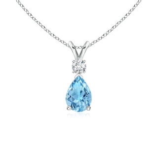 Pear A Swiss Blue Topaz