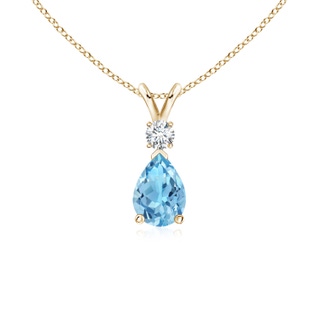 Pear A Swiss Blue Topaz