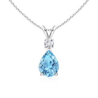 Pear A Swiss Blue Topaz